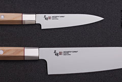 MCUSTA Hexagon Santoku Set - Hinoki