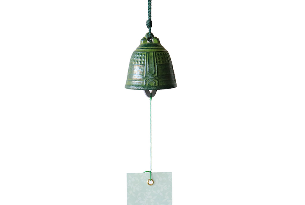 Oigen Wind Chime Tsurigane Green