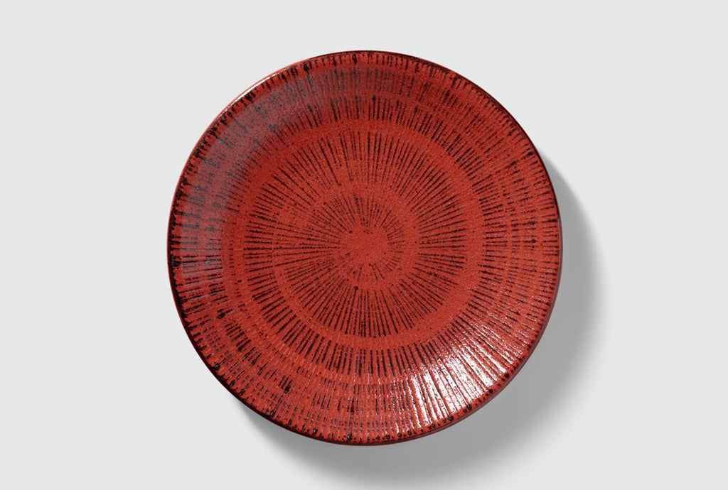 Plate Negoro Red 23.5cm